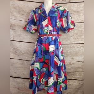 Abstract pattern dress
